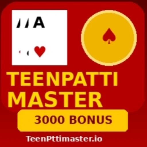 Teen Patti Master APK Download Button With ₹3000 Bonus Offer Banner